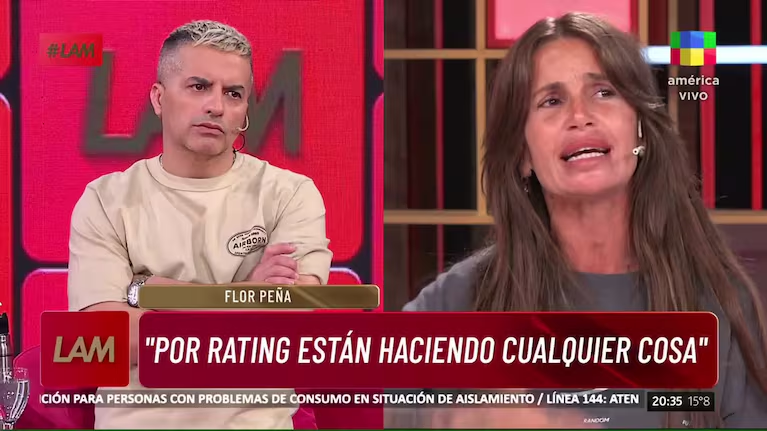 Florencia Peña fue a LAM para hacer un descargo: «Hay un límite y el periodismo es cómplice. Es un delirio»