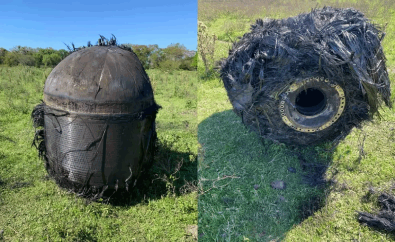 Sorpresa en Chaco: Misterioso objeto metálico cae del cielo y sorprende a los vecinos