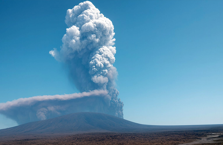 Etiopía: Impresionante erupción del volcán Hayli Gubbi tras 10.000 años de inactividad