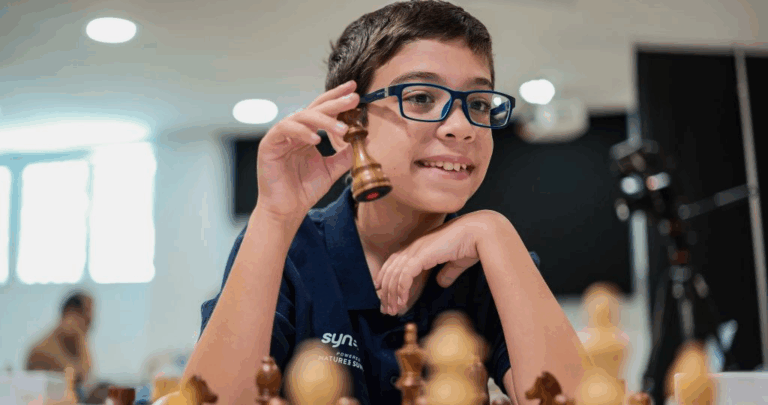 Faustino Oro eliminó a un Gran Maestro croata y dio el primer golpe en la Copa Mundial de Ajedrez